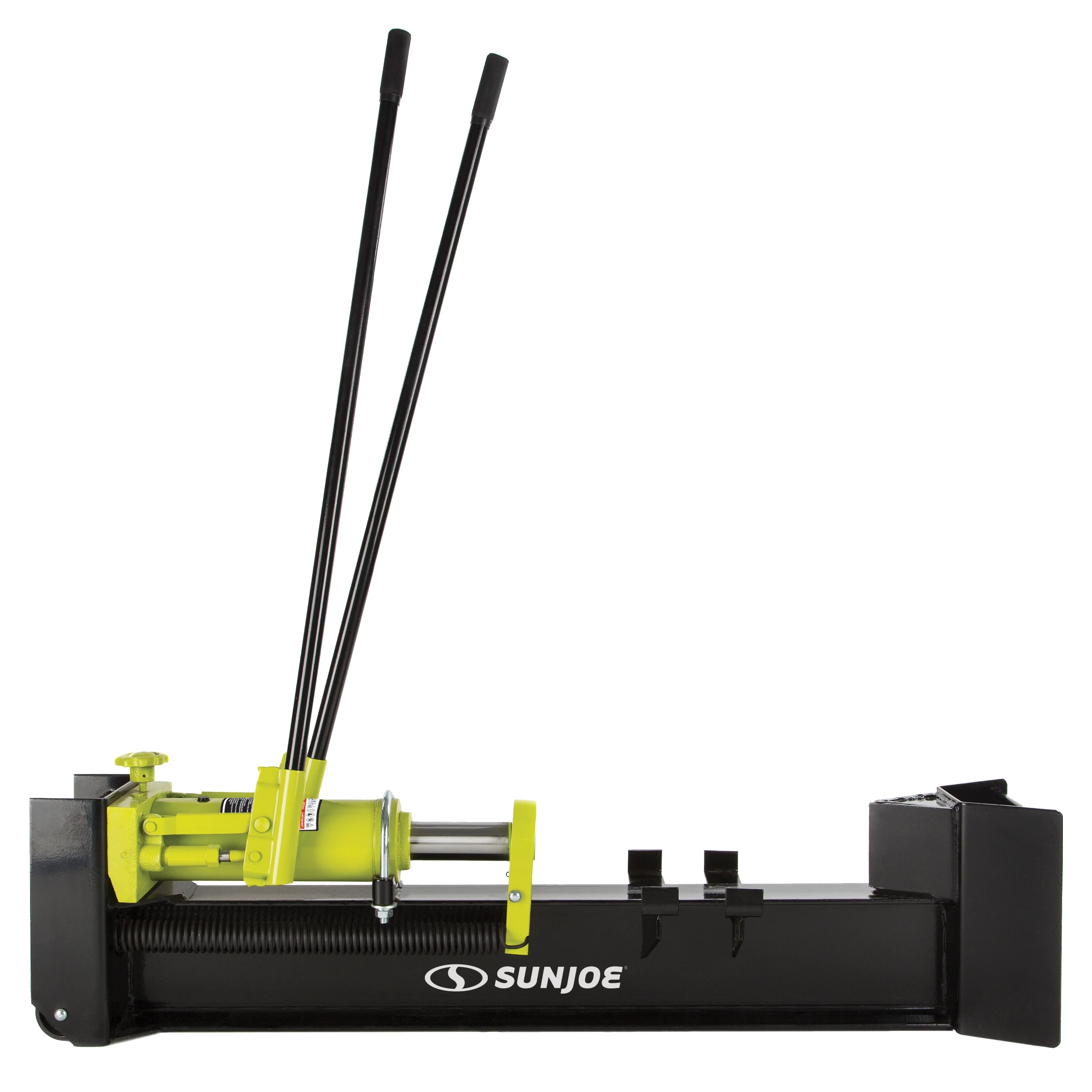 Sun Joe Hydraulic Steel Beam Log Splitter, 10 Ton Capacity Firewood Tool, Green, LJ10M