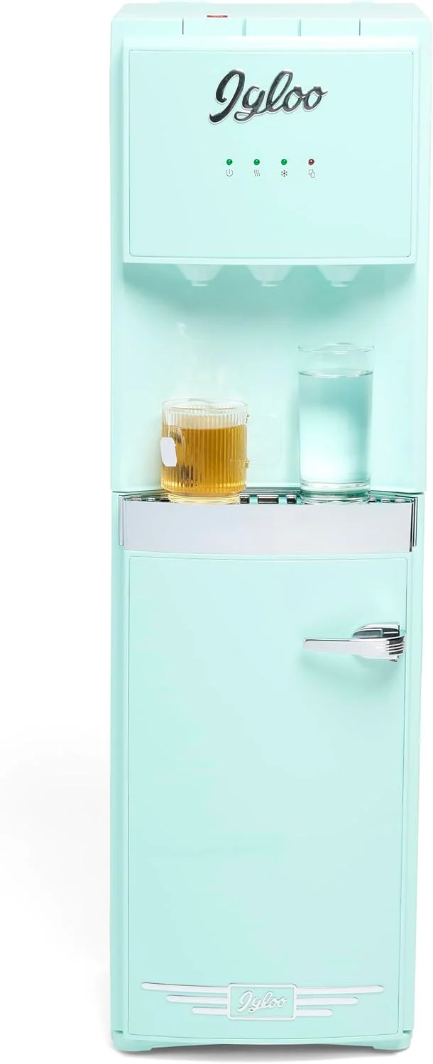 Fontaine à eau Igloo à chargement par le bas, distributeur d'eau chaude et froide à température ambiante, capacité de bonbonnes de 5 gallons