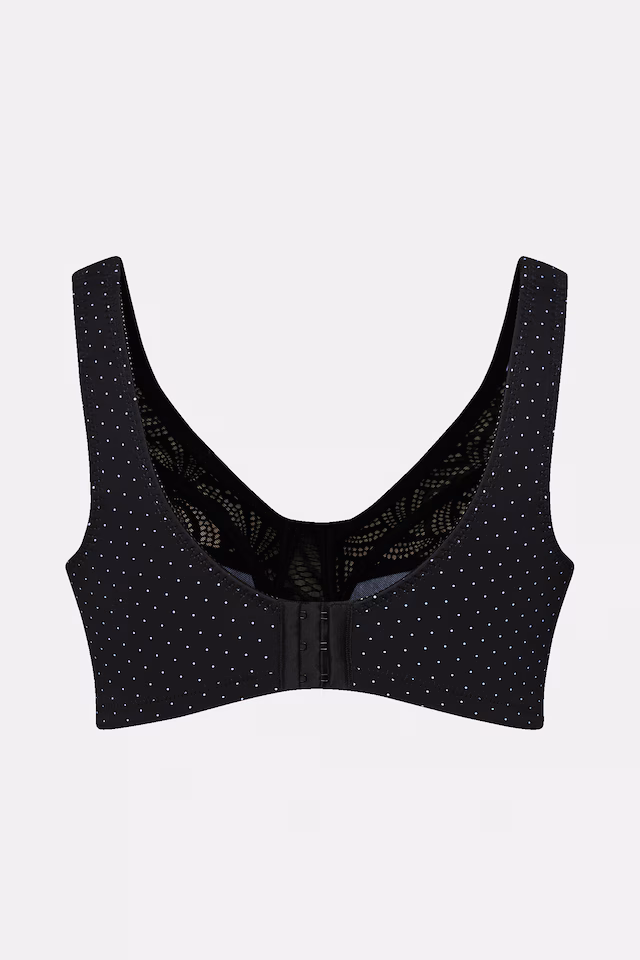 Dots and Lace Relief Bra