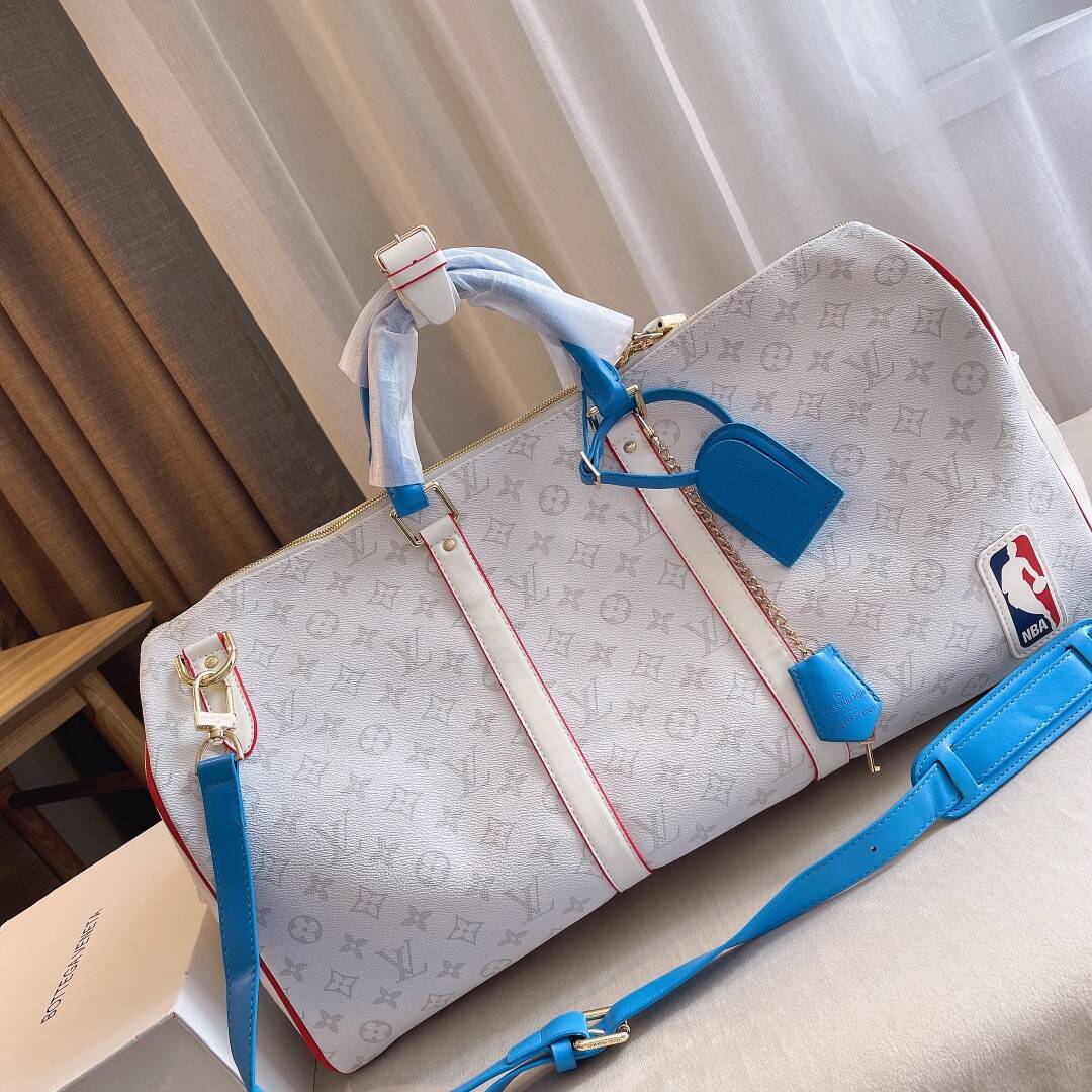 LV X NBA BASKETBALL KEEPALL55トラベルバッグ