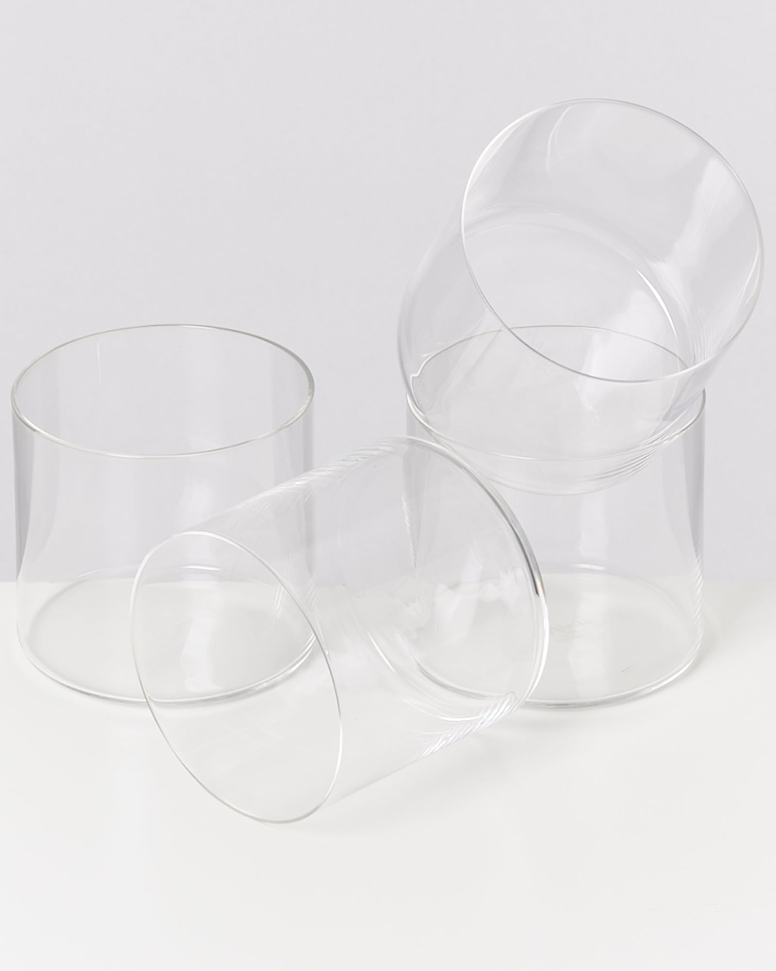 JOIA - SMALL GLASS TRANSPARENT SET OF 4