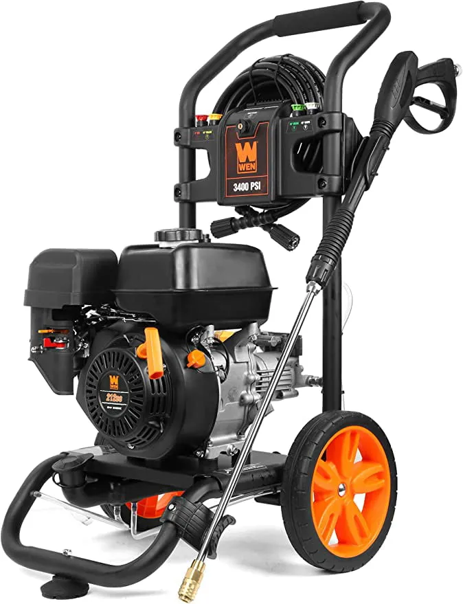 Nettoyeur haute pression à essence, 3400 PSI, 2,7 GPM, moteur 212 cm3