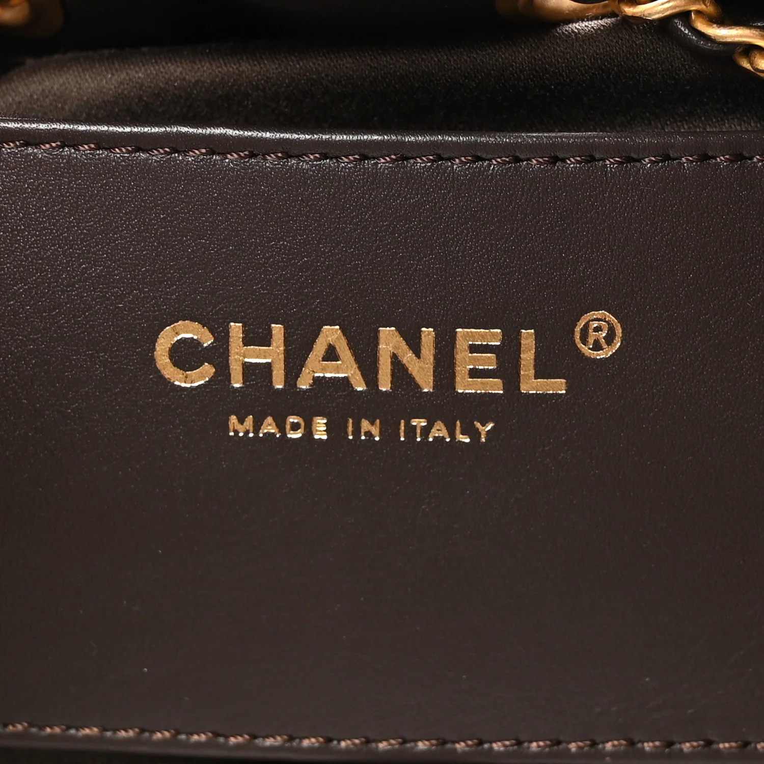 Suede Quilted Small Chanel 25 Handbag Dark Brown