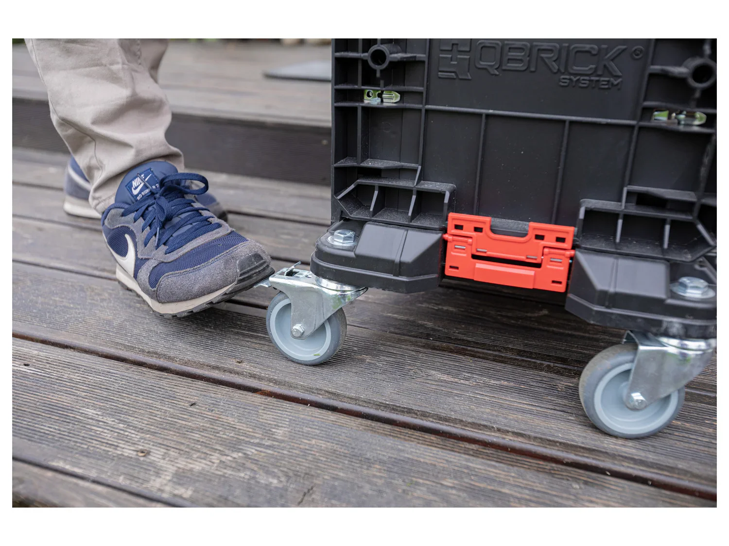 Qbrick System Set de tiroirs sur roulettes
