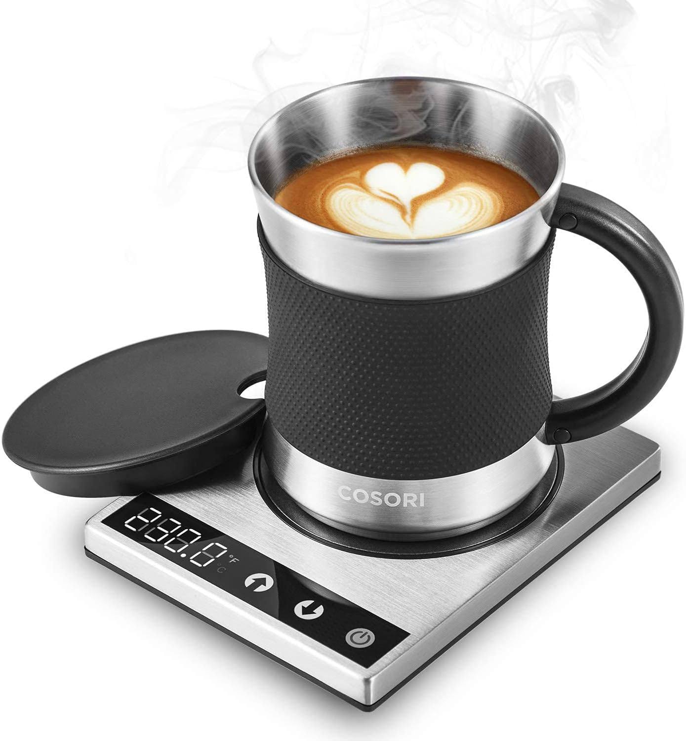 Cosori Coffee Mug Warmer & Mug Set,Electric 24Watt Beverage Cup