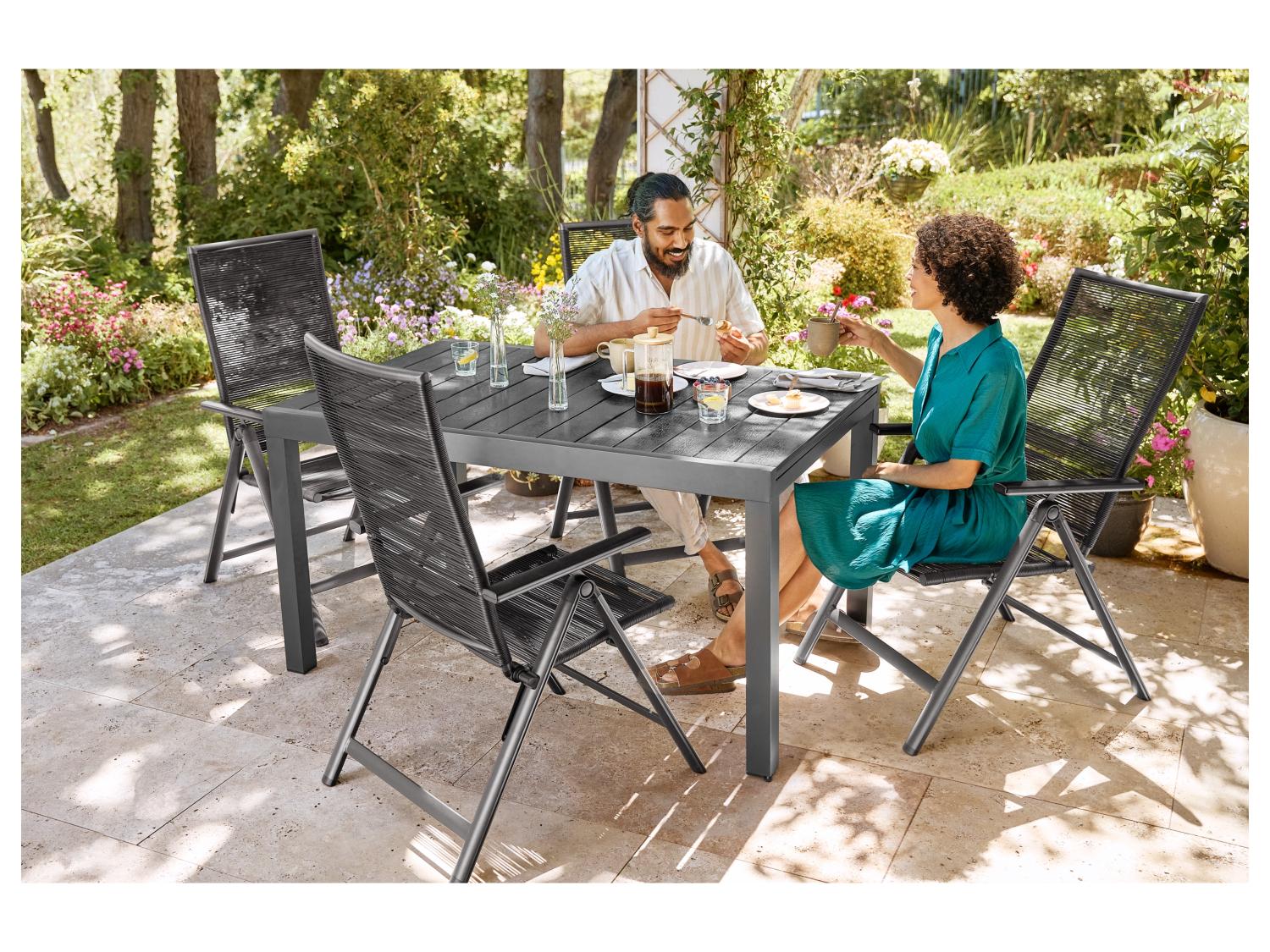 LIVARNO home Lot de 8 chaises hautes MIAMI