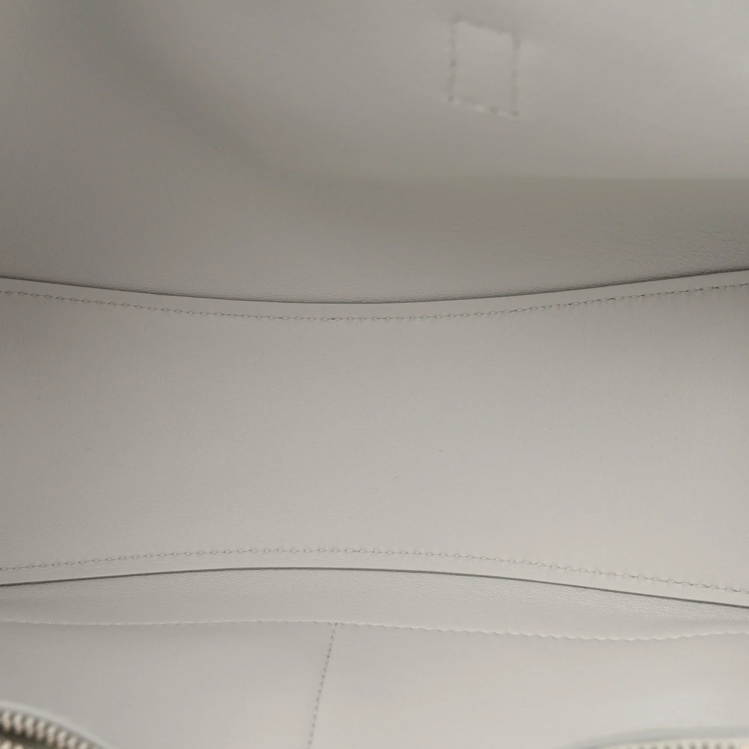 Smooth Calfskin Mini Bel Air Carry All Bag White
