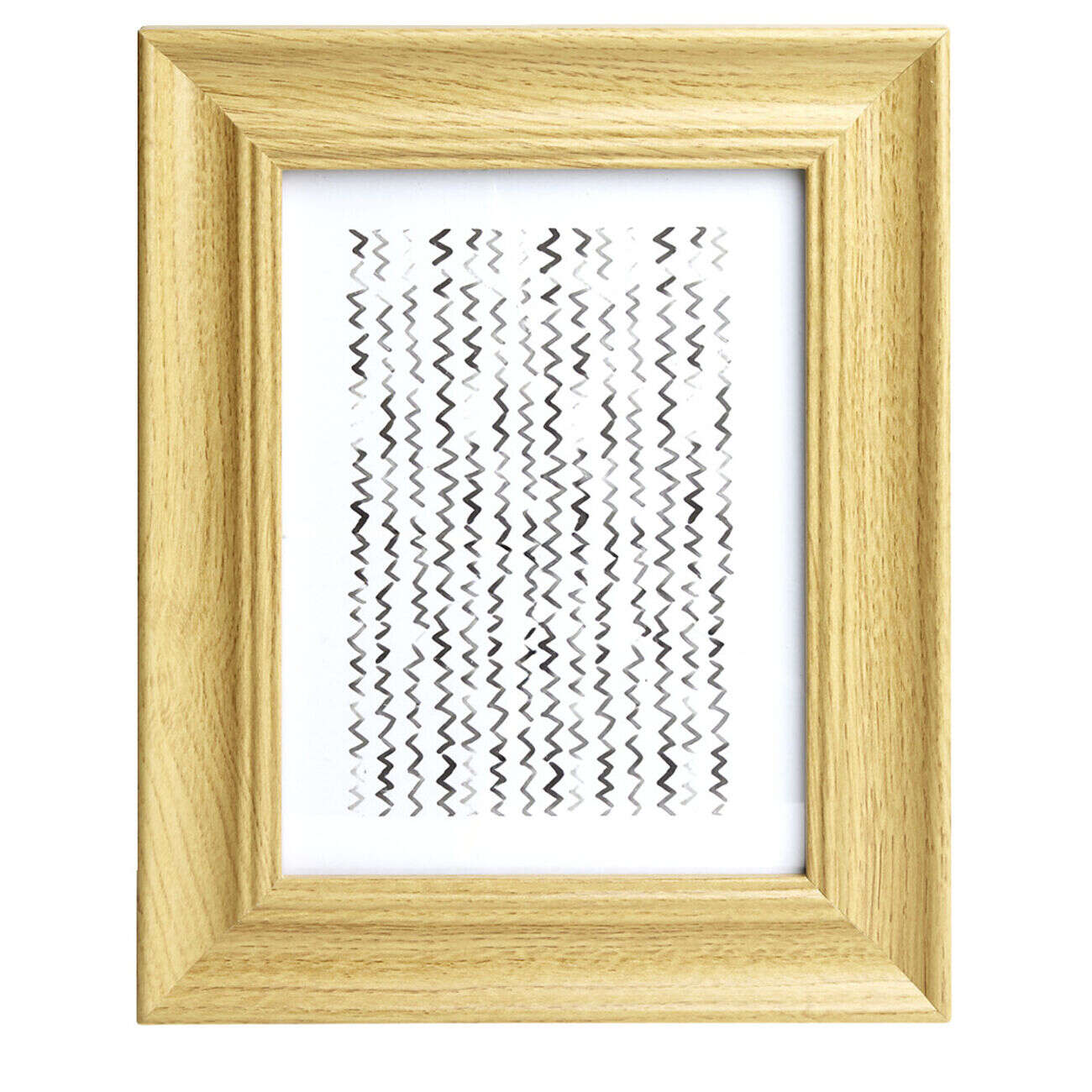 Cadre photo bois beige 21,5x26,5cm