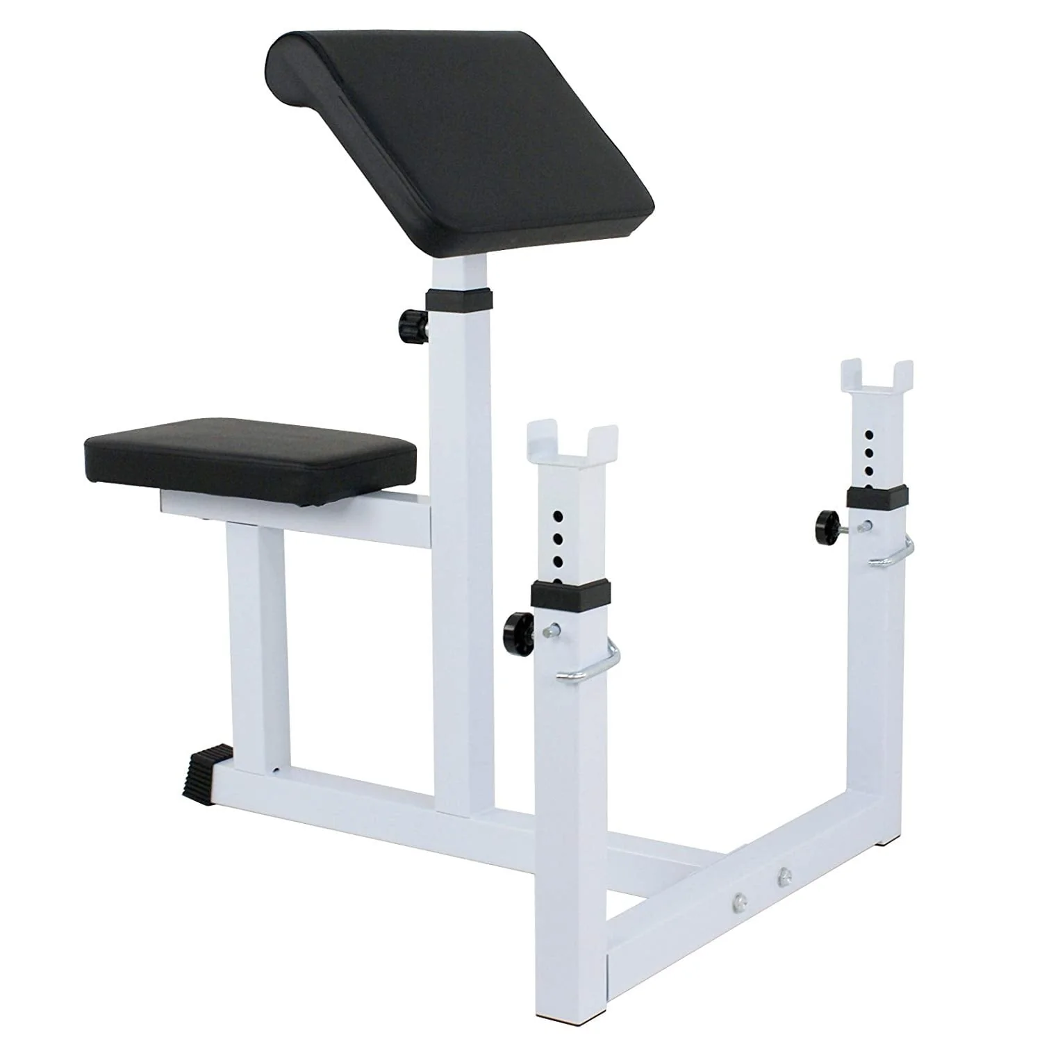 ZENSTYLE Arm Curl Weight Bench Seated Preacher Isolated Dumbbell Biceps 550 lb Arm Rest Adjustable