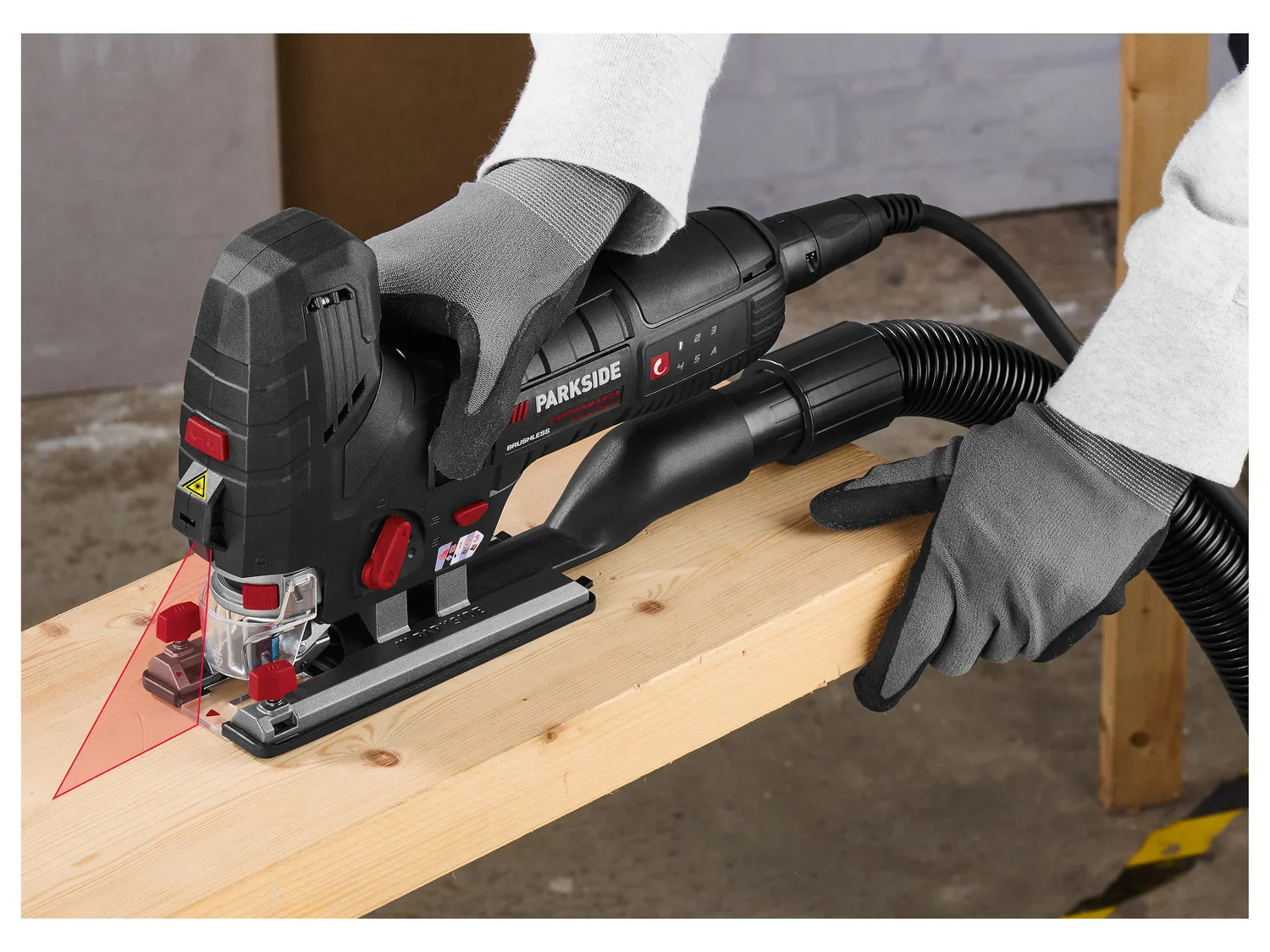 PARKSIDE PERFORMANCE Scie sauteuse pendulaire PPSTK 550 A1, 550 W