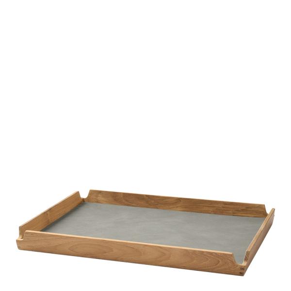 Airy teak brett medium 28x36 cm nupo lys grå
