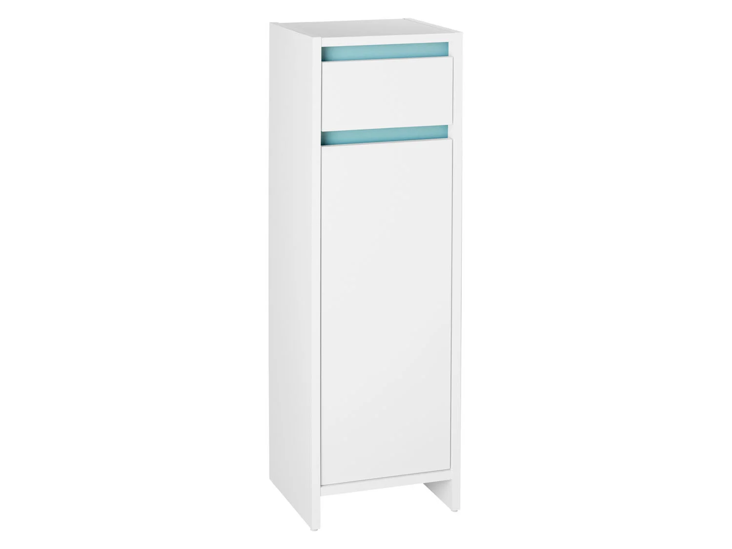 LIVARNO home Armoire latrale de salle de bains Oslo, 32 x 99 x 30 cm, blanche