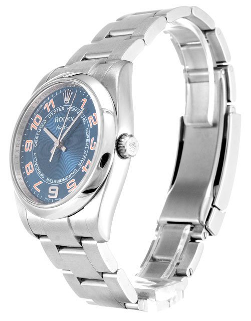 [super clone]Rolex Air-King 34mm Blue Dial 114200