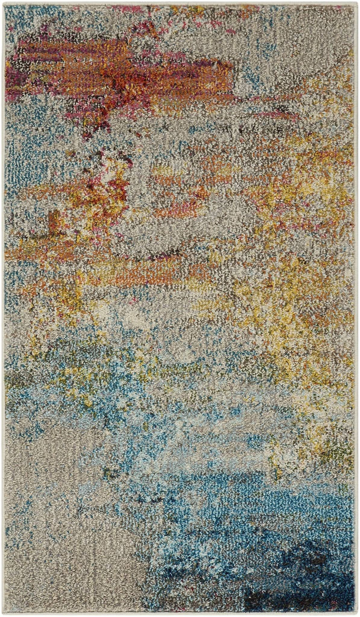 Nourison Celestial Area Rug Sealife 7' x 10'