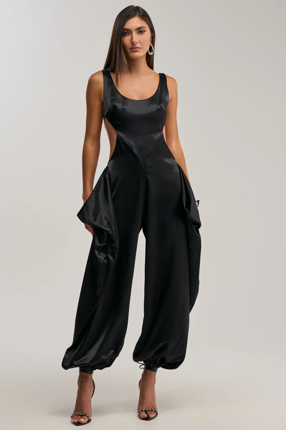 A MOMENT IN SATIN JUMPSUIT - Akira Store