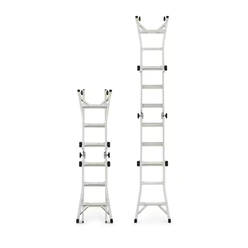 Multi-Position Ladder 14 ft. Reach Height 375 lbs. Load Capacity - Image 5