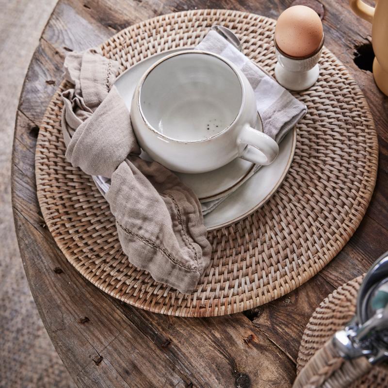 Norah dekkebrikke 35x35 cm rattan