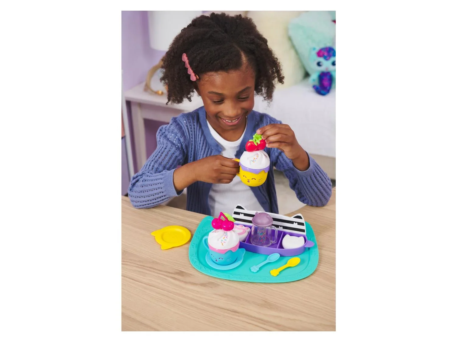Gabbys Dollhouse Set de jeu Sprinkle Party
