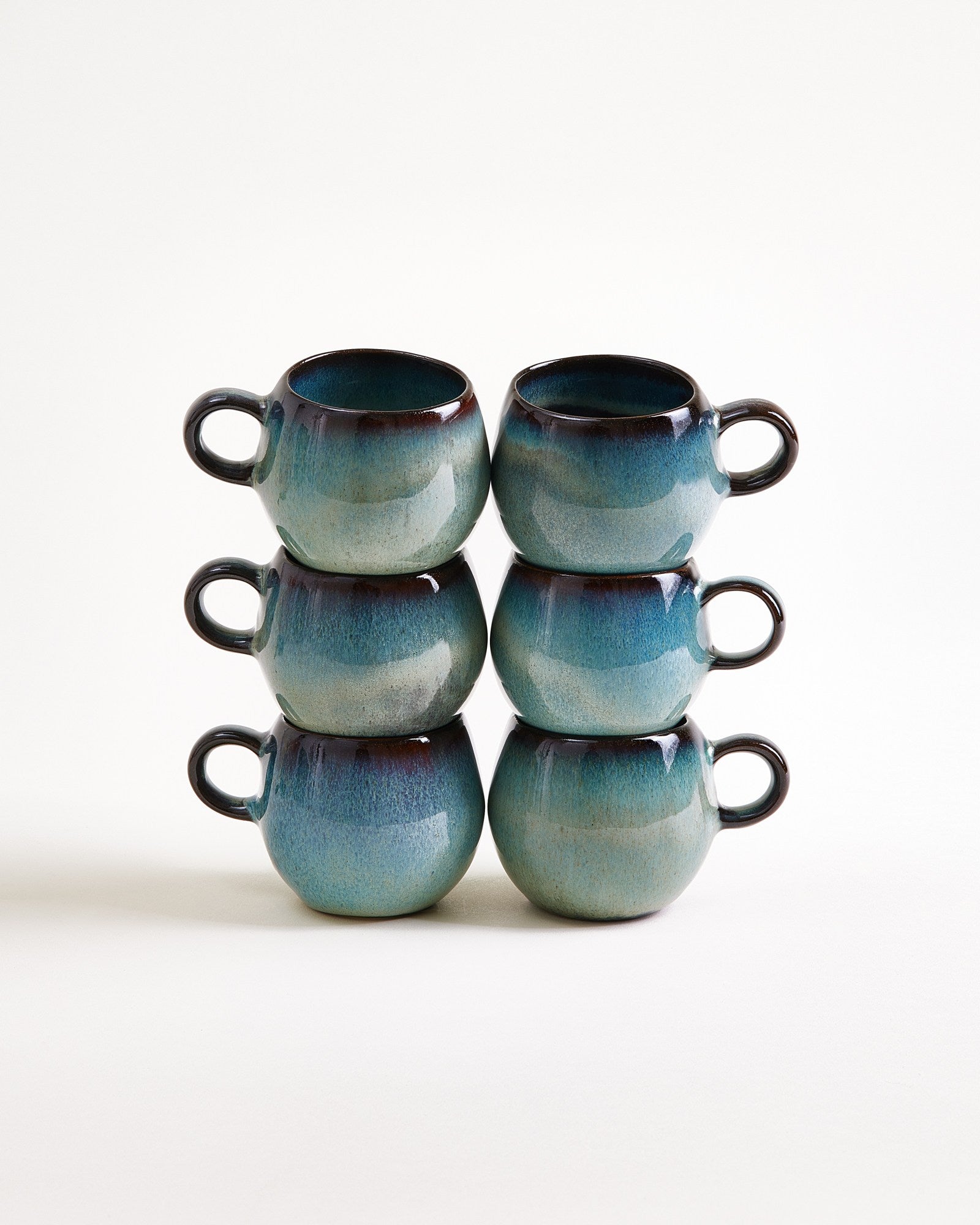 MADEIRA - ESPRESSO MUG GREEN-BLUE SET OF 6