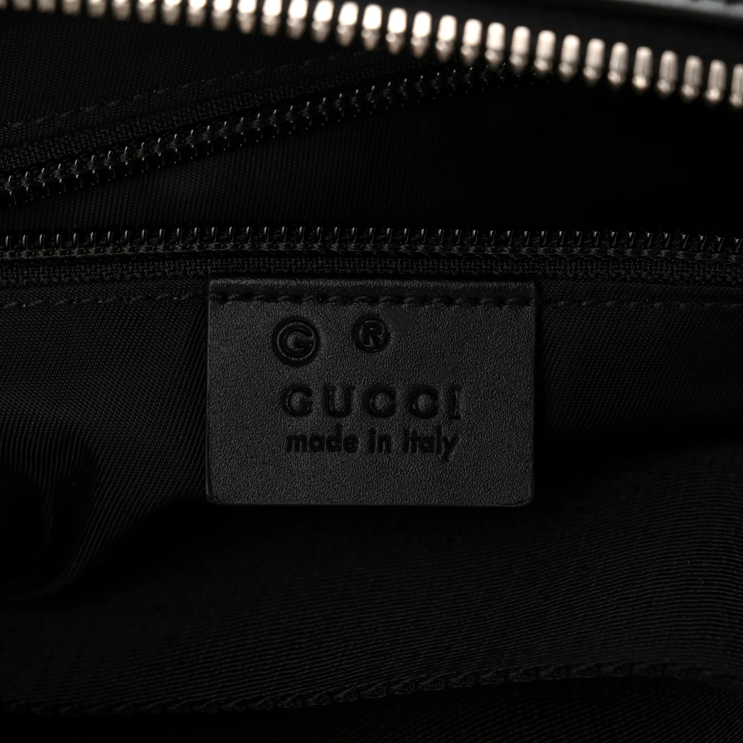 Techno Canvas Web Top Handle Shoulder Bag Black