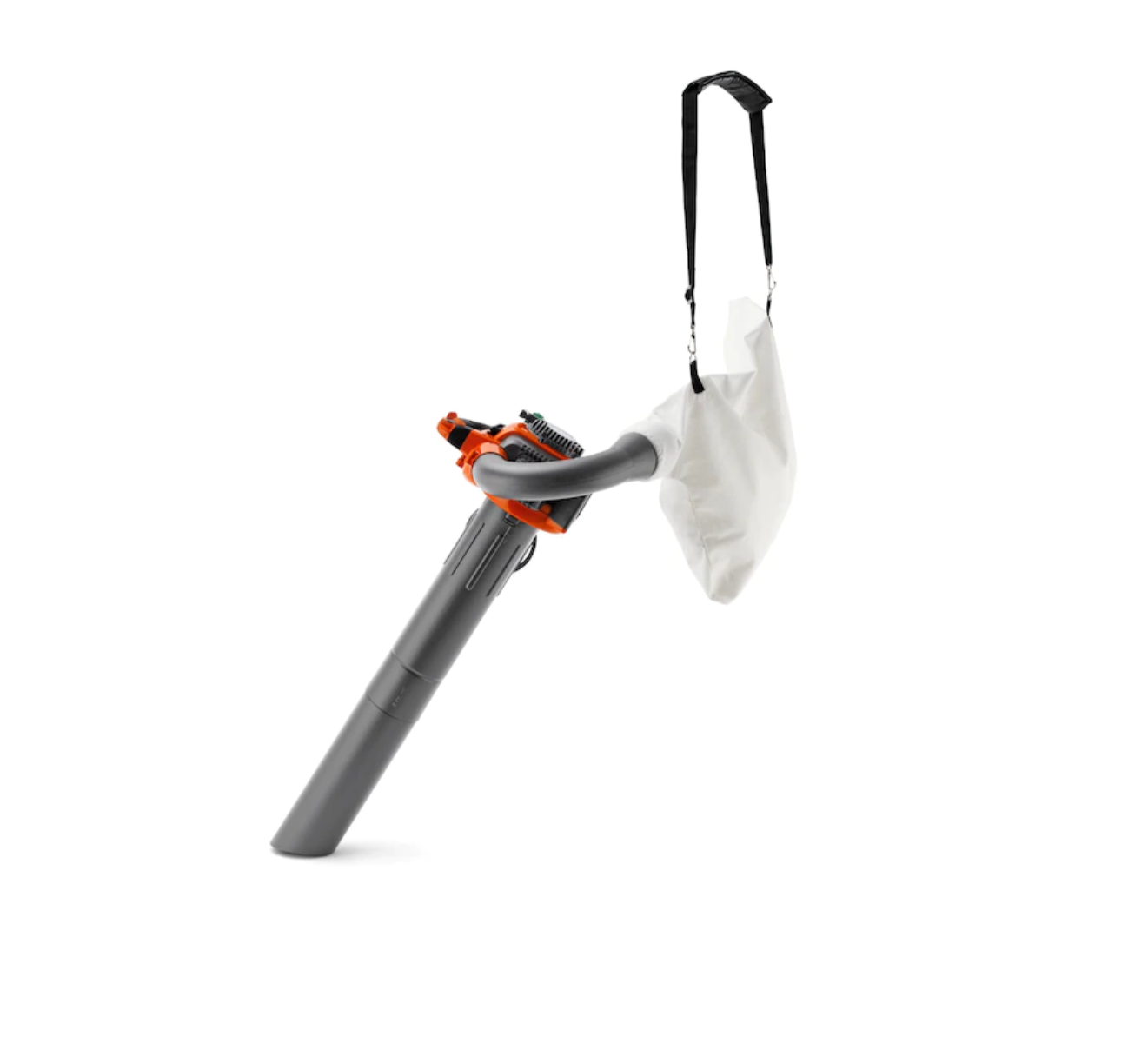 Souffleur de feuilles à essence portatif 2 temps 170 mi/h 470 pi³/min avec kit d'aspiration