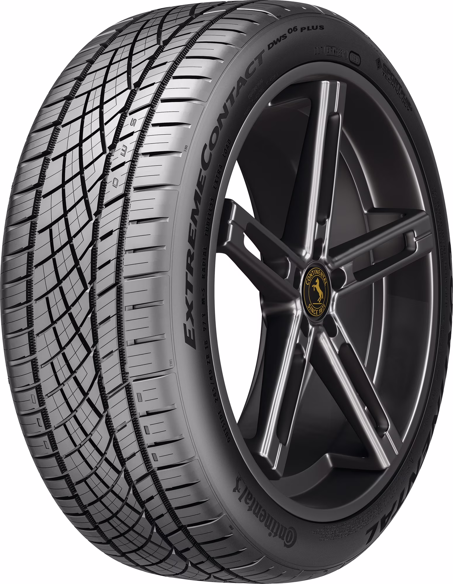 Set of 4 Continental Extremecontact DWS06 PLUS 255/40R20XL 101Y Tires 2554020 255 40 20