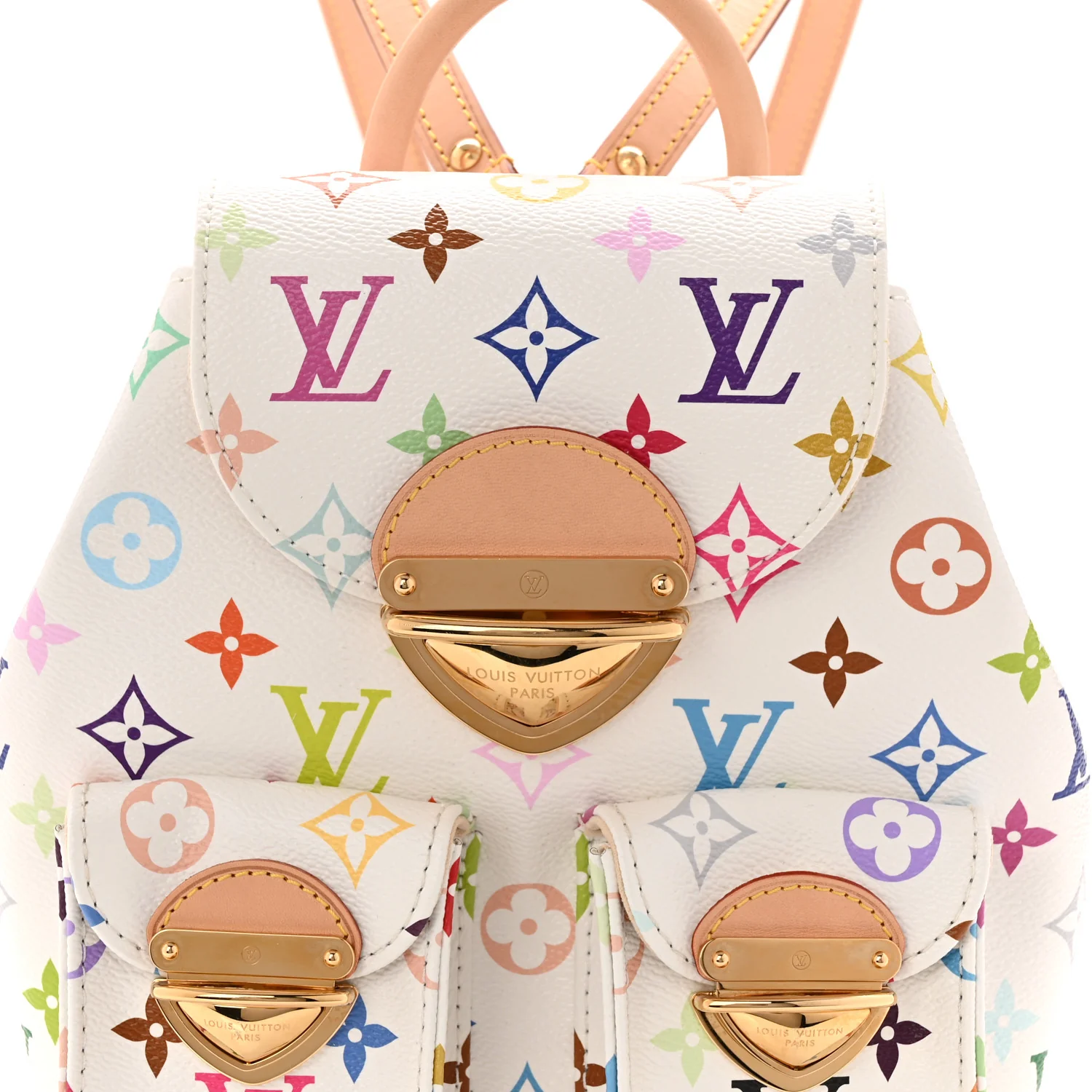 LV X TM Monogram Multicolor Venice Backpack White