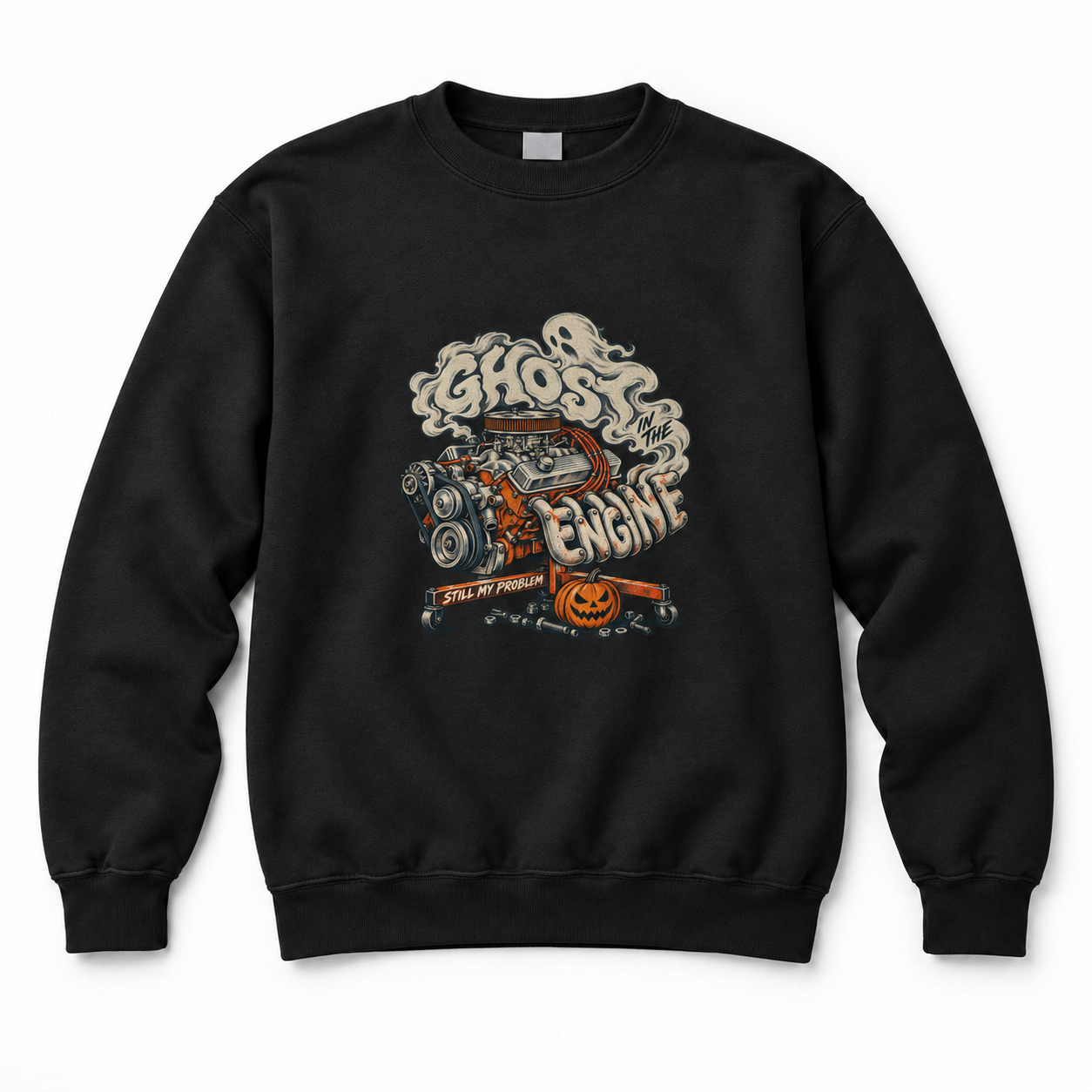 Ghost in the Engine Crewneck Sweatshirt