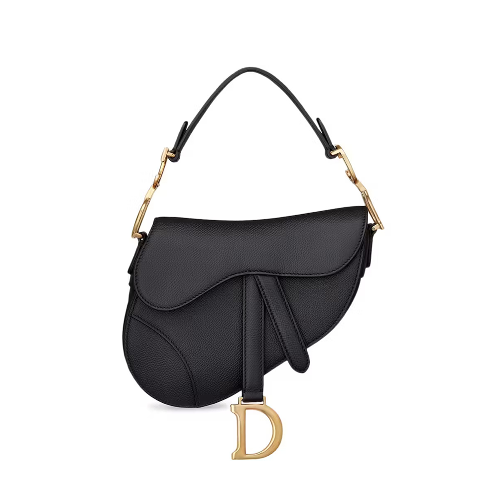 Dior Small Saddle Bag Grained Calfskin