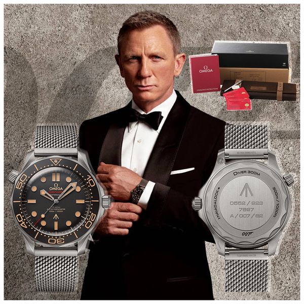 [Super Clone]Omega 210.90.42.20.01.001 Seamaster Diver Co-Axial-Master ‘’007’’- New