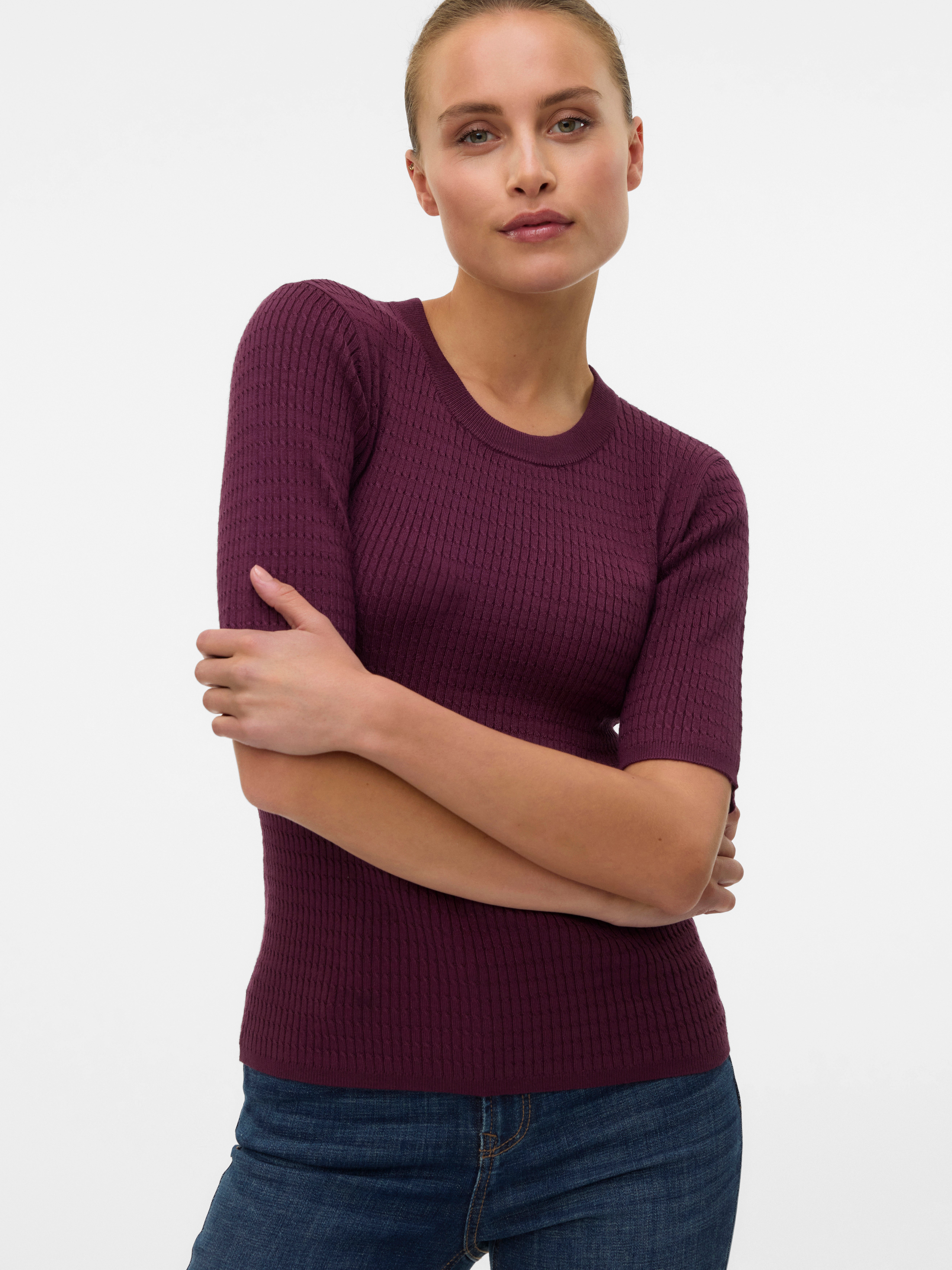 VERO MODA® VMSILJE Knitted pullover