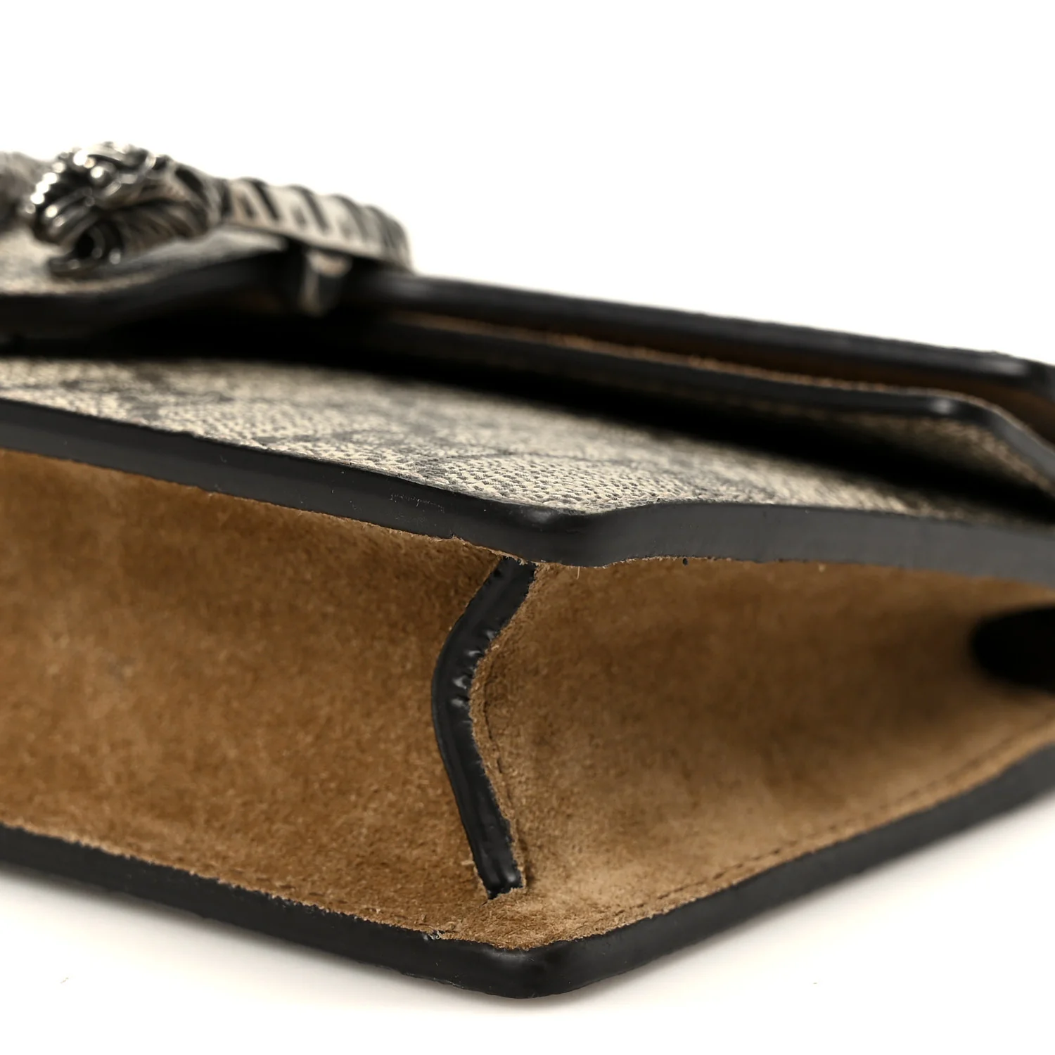 GG Supreme Monogram Super Mini Dionysus Shoulder Bag Taupe