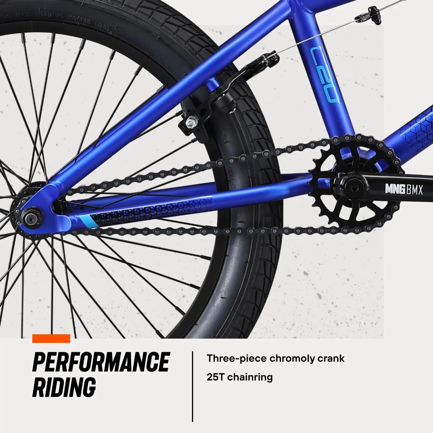 Legion L20 Freestyle BMX Bike, 20- in Wheel, Ages 8 and up, Blue(Blue) - Image 4