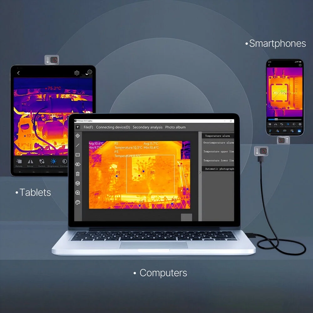 P2 (Android) 256��192 15XZoom Thermal Imaging Camera for Phone US Image 9