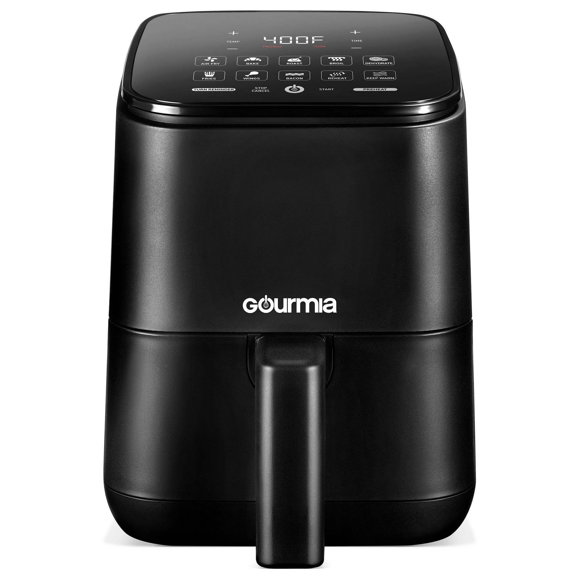 Gourmia 2qt Digital Air Fryer with 10 Presets & Guided Cooking