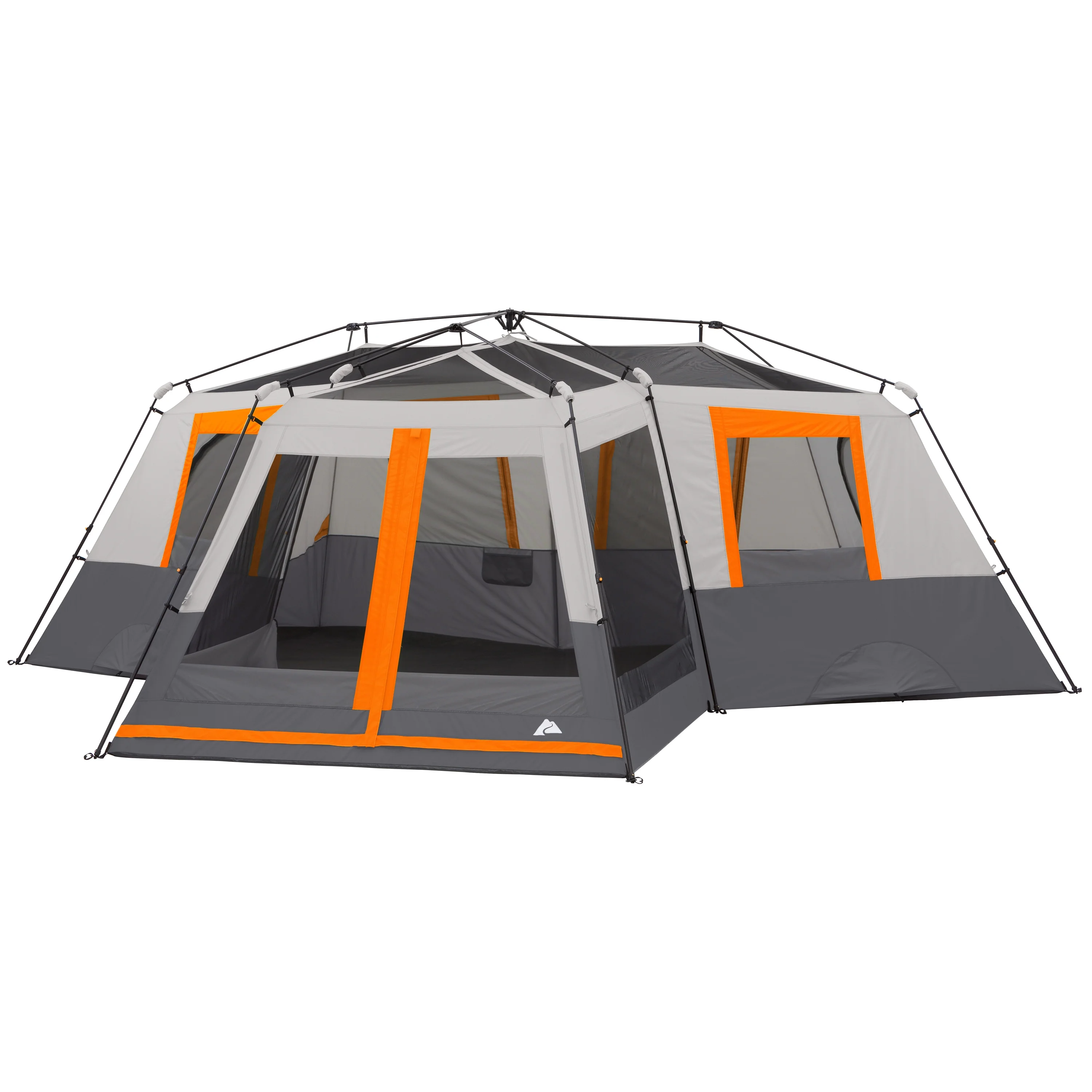 20' x 18' 12-Person 3-Room Instant Cabin Tent with Screen Room, 56.5 lbs(Gray) - Image 2