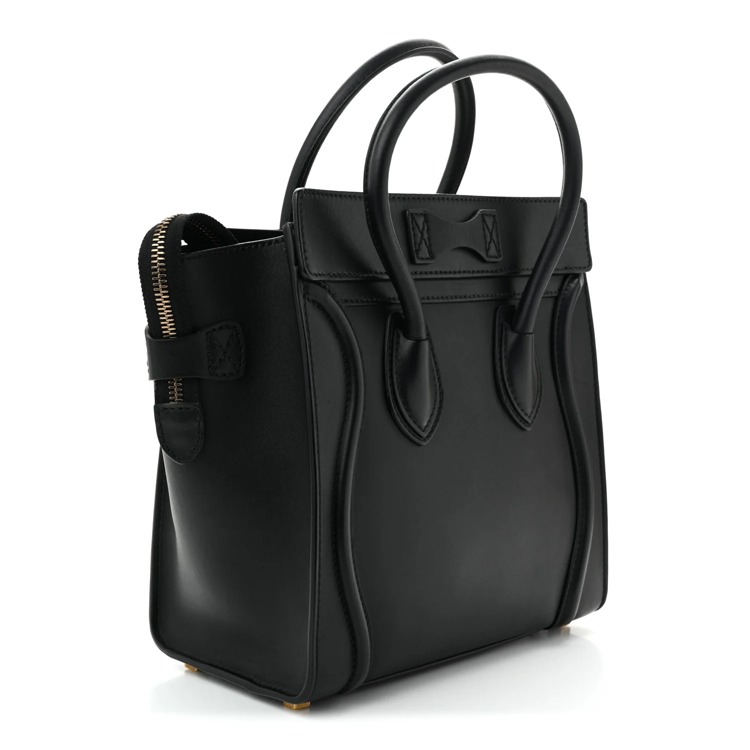 Smooth Calfskin Micro Luggage Black