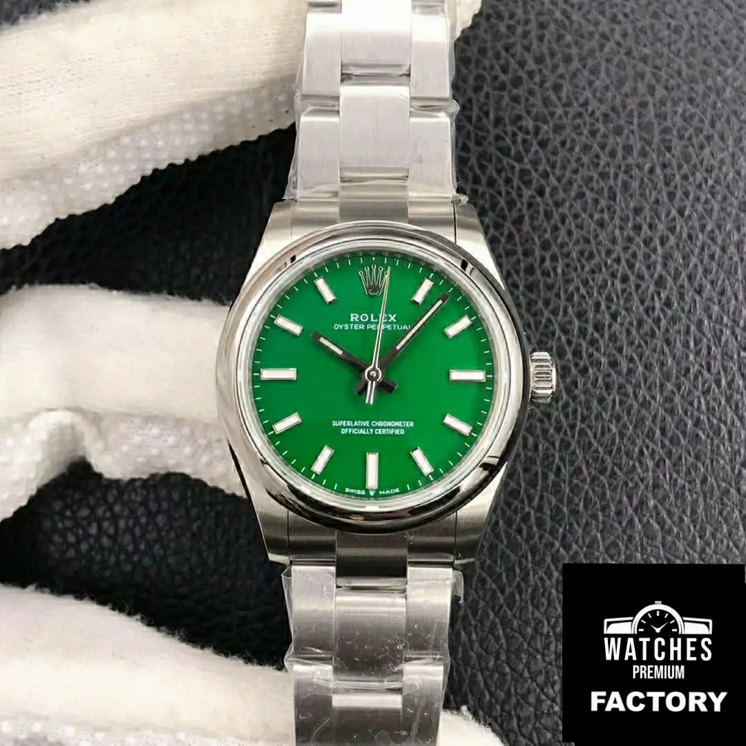 Rolex Oyster Perpetual M277200-0006 31MM EW Factory Green Dial
