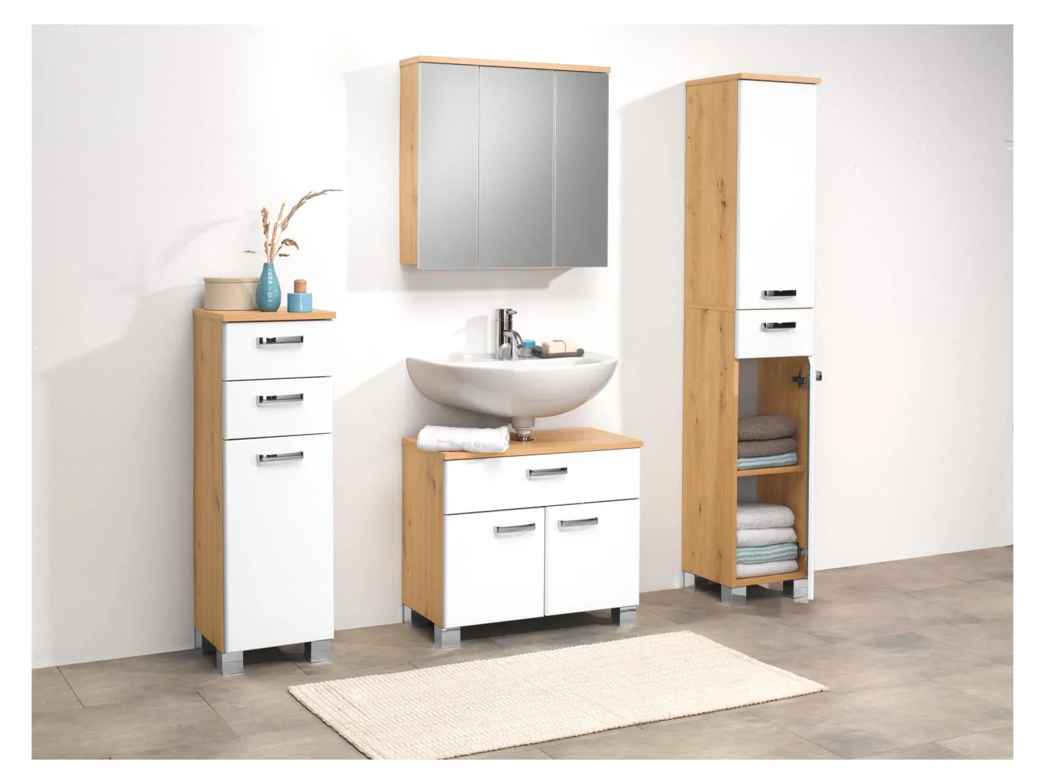 LIVARNO home Armoire murale Palermo, imitation chne