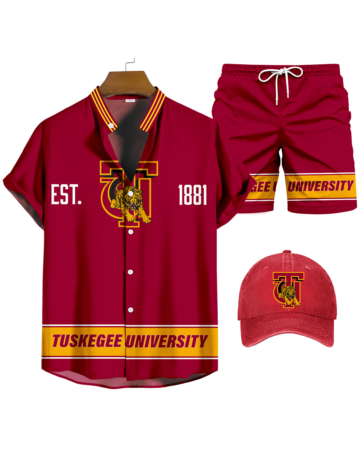 Ensemble trois pièces chemise Université de Tuskegee 075