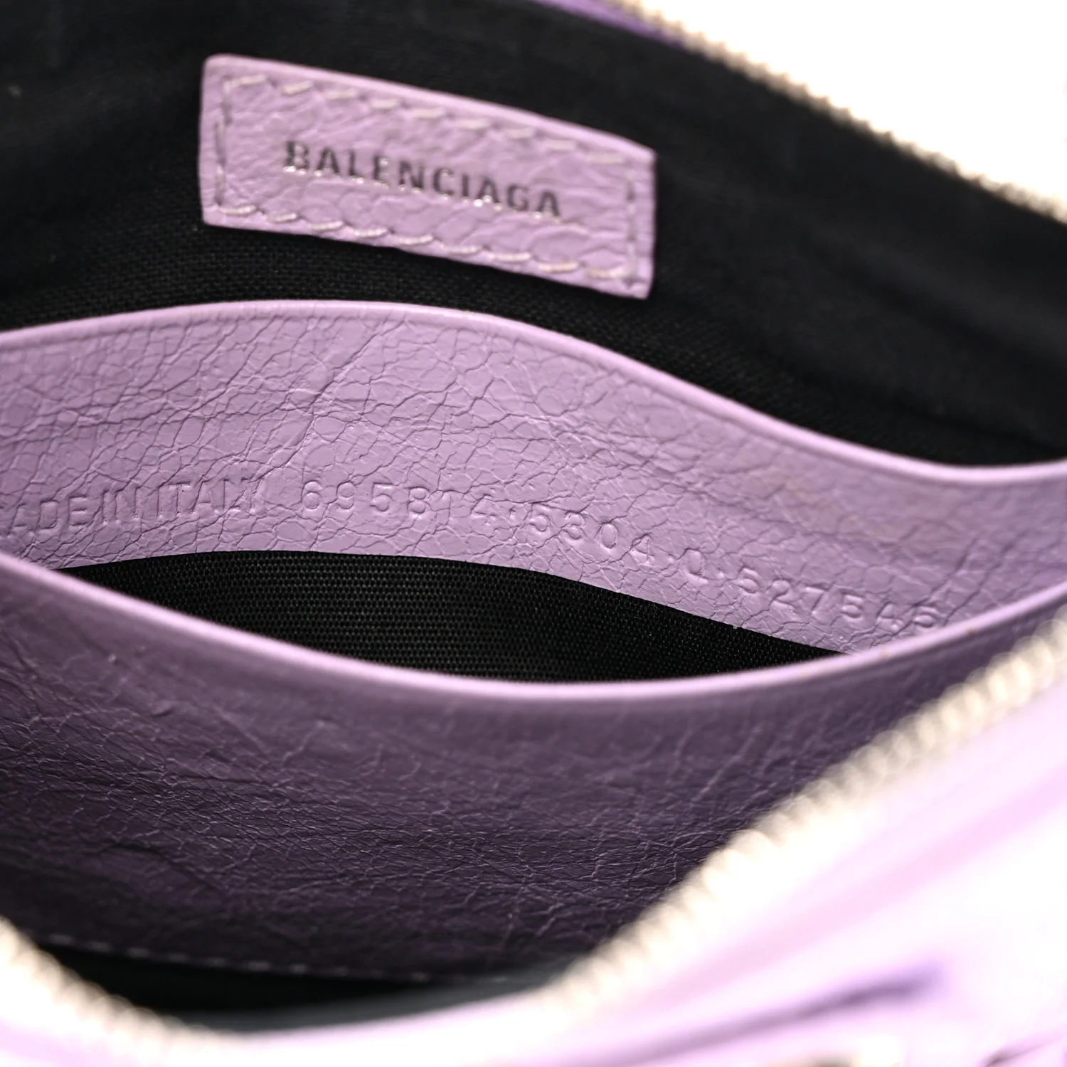 Agneau Arena Le Cagole Mini Purse With Chain Lilac