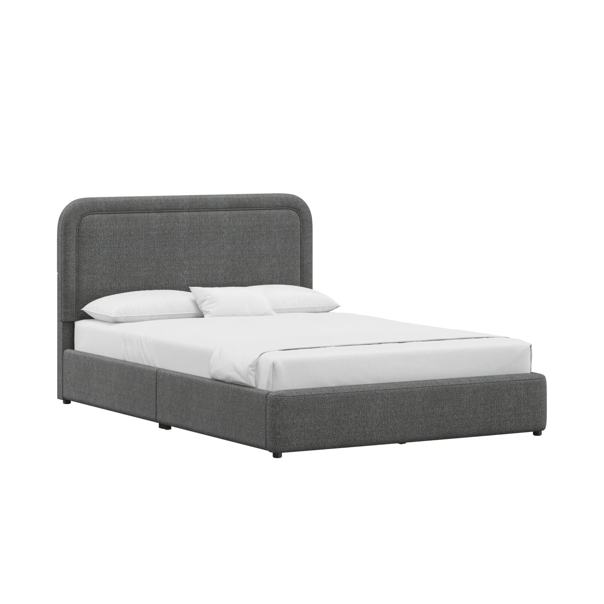 Better Homes & Gardens Juliet King Boucle Platform Bed, Ivory