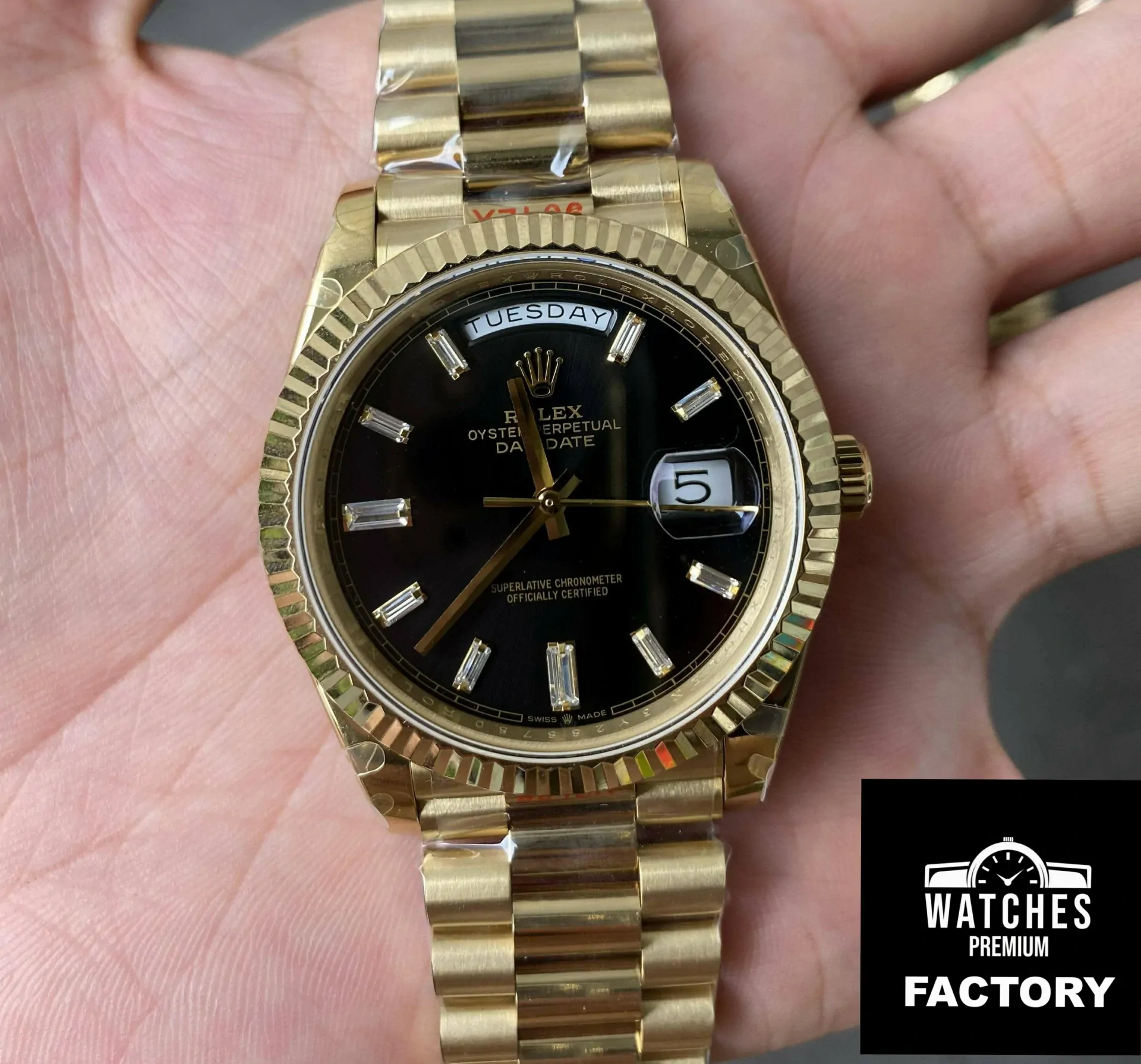 Rolex Day Date M228238-0004 GM Factory V2 904L Stainless Steel Strap