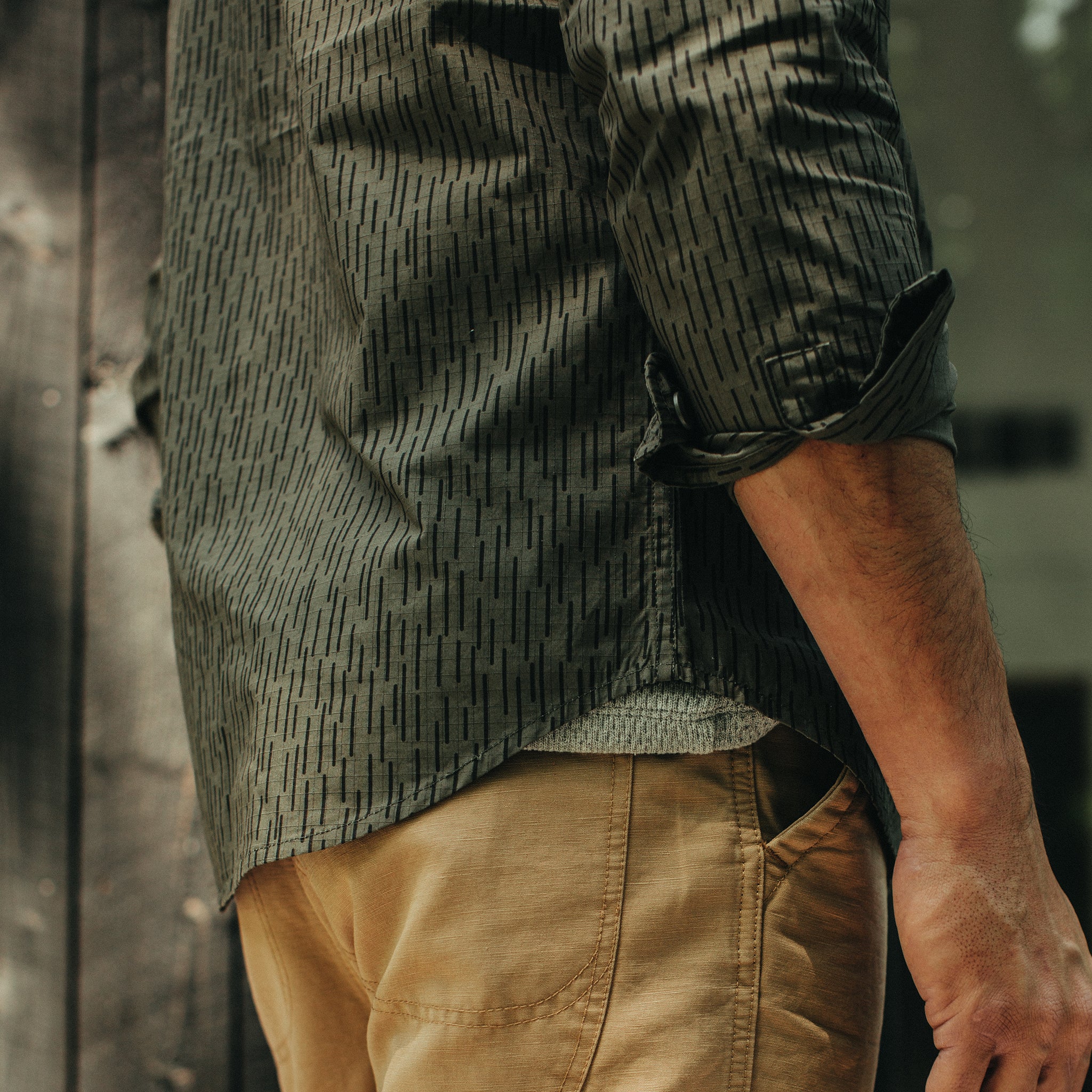 Chemise Point en camouflage Rain Drop