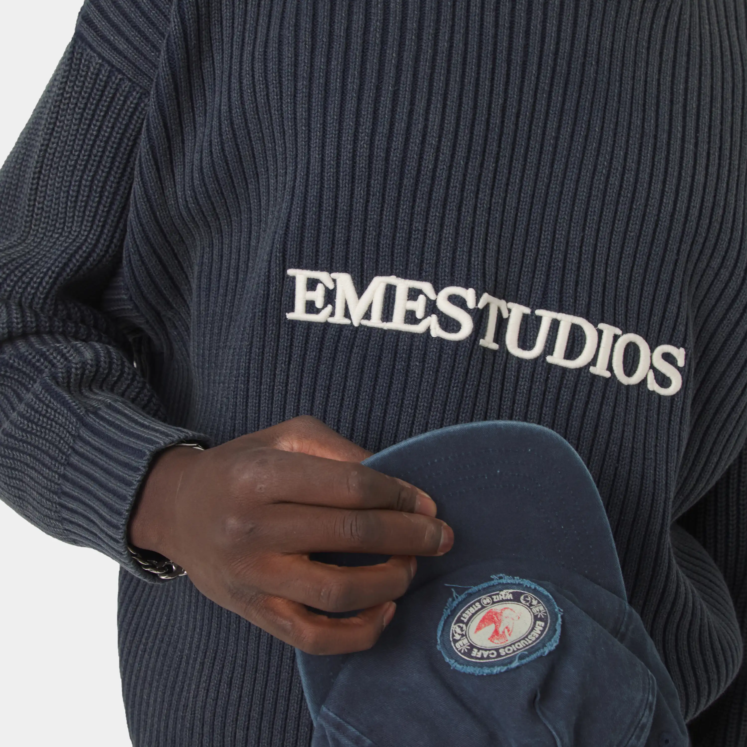 Yoss Navy Knit Sweater
