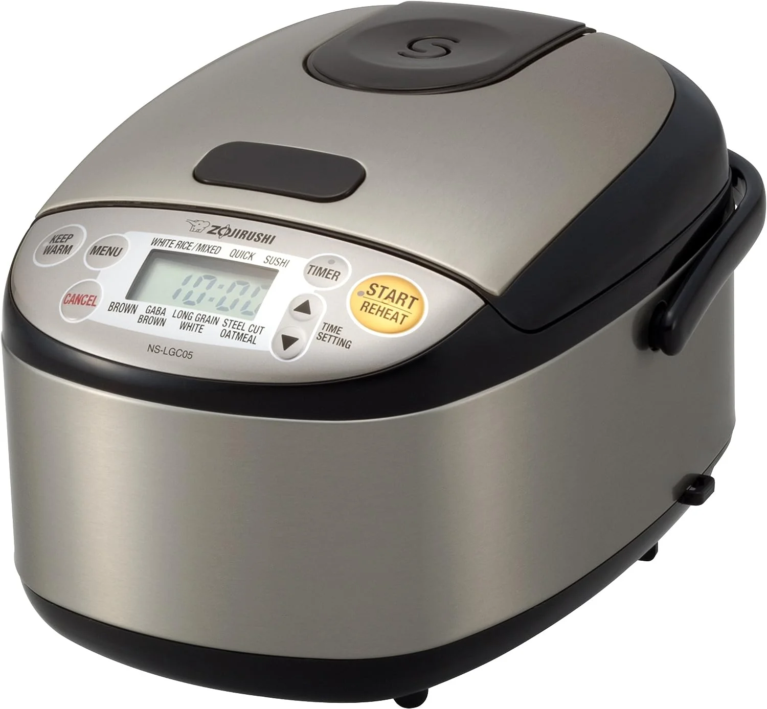 Cuiseur à riz et chauffe-riz Zojirushi, 3 tasses, inox noir