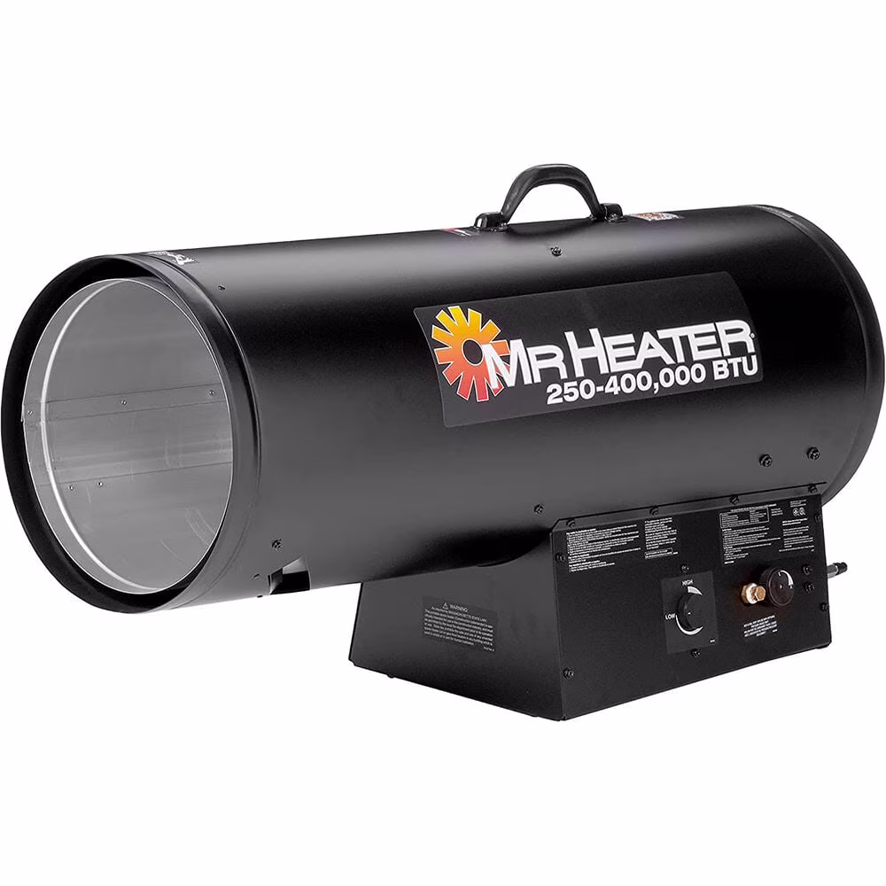 400,000 Btu Forced Air Propane Heater With Thermostat