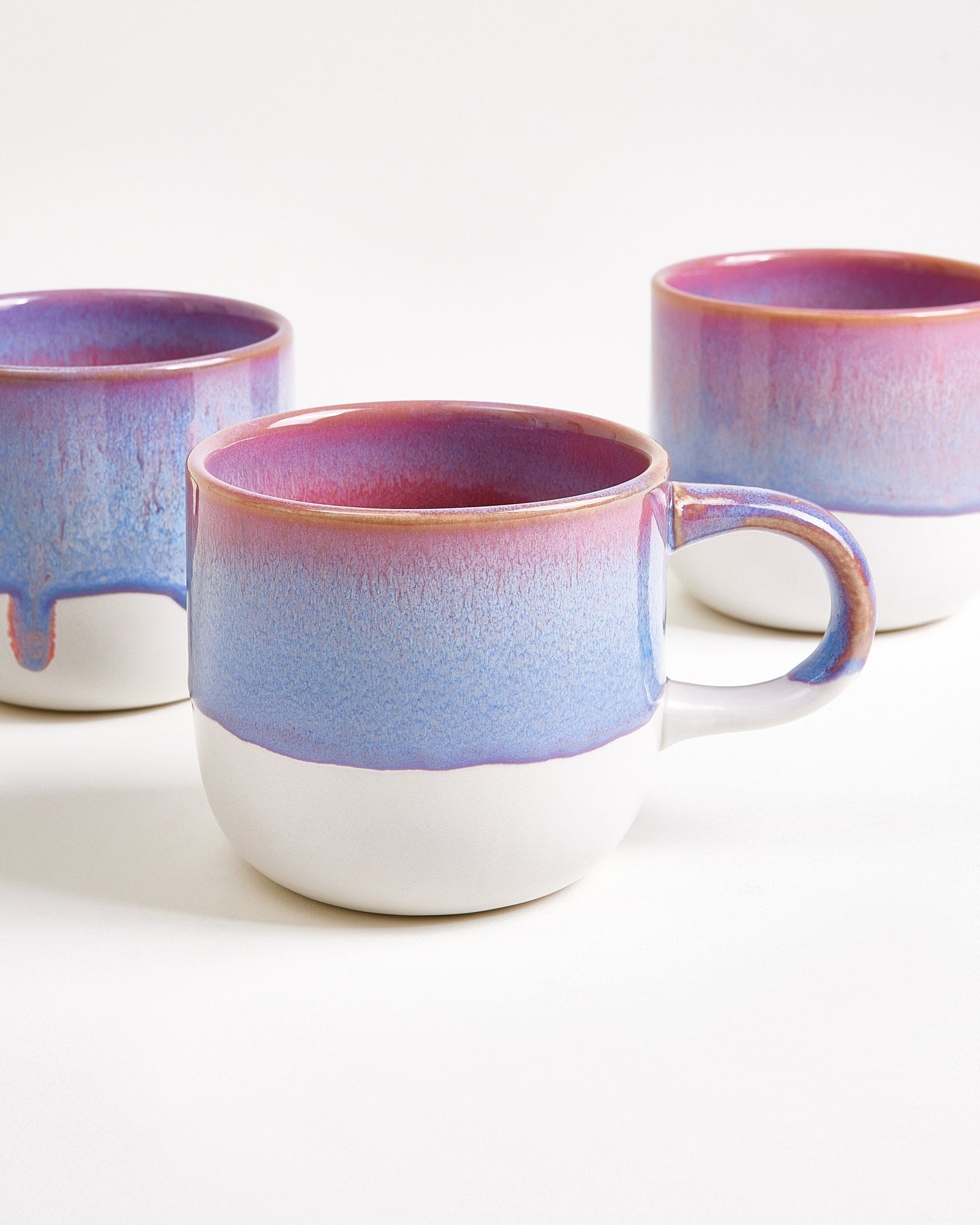 COIMBRA - LARGE MUG PURPLE SET OF 4