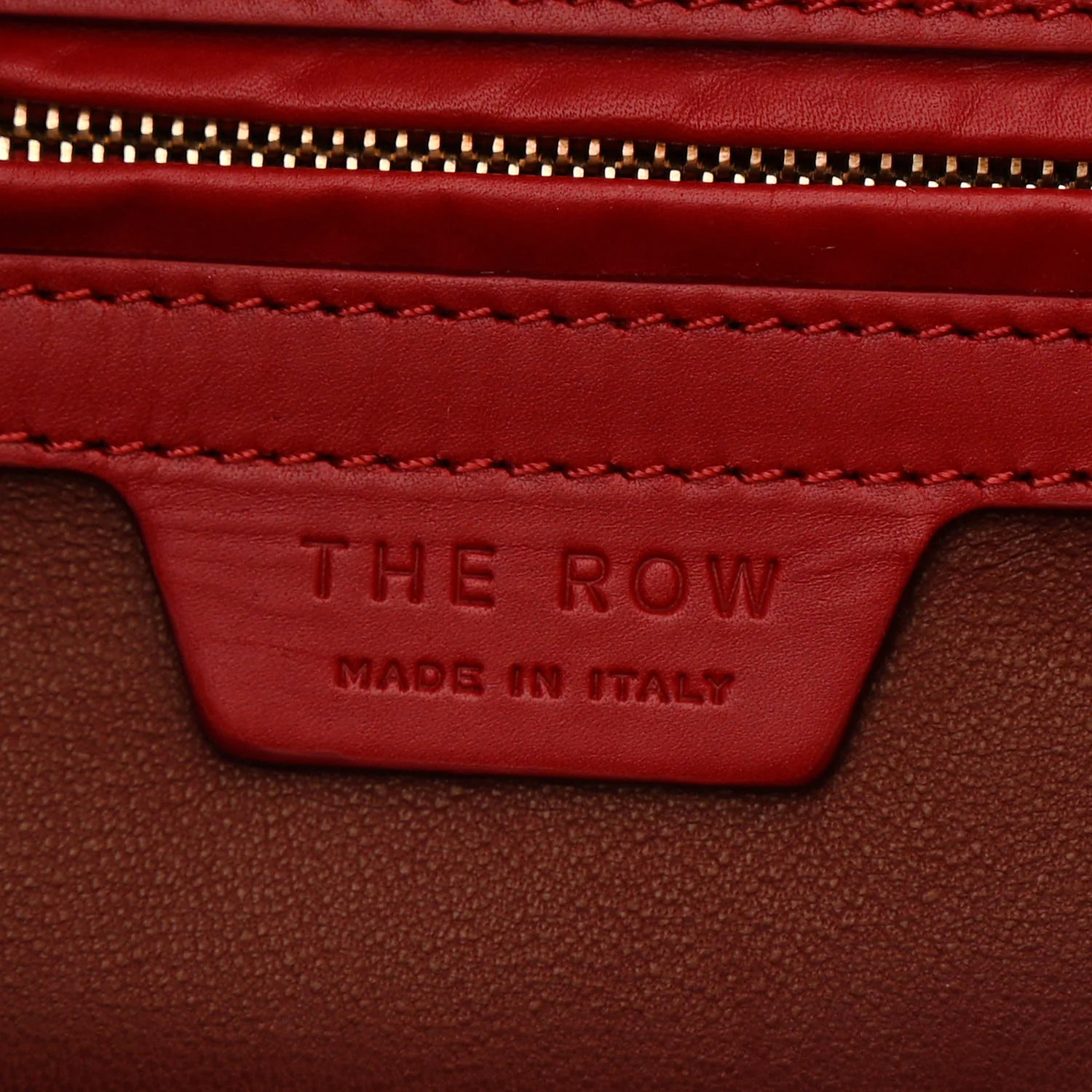 Calfskin Polly Tote Red