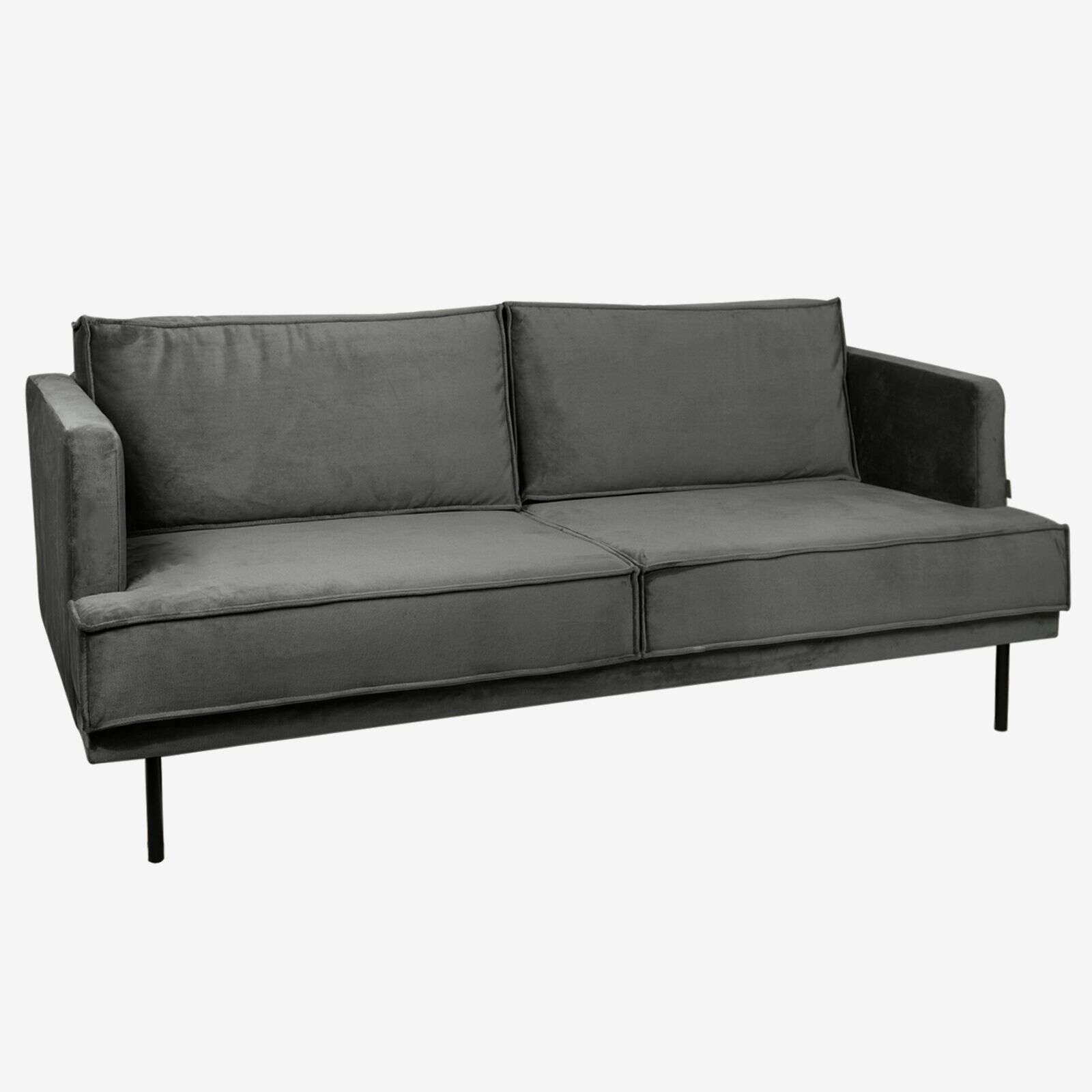 The Duchess velvet bank 2.5-zits Juke antraciet
